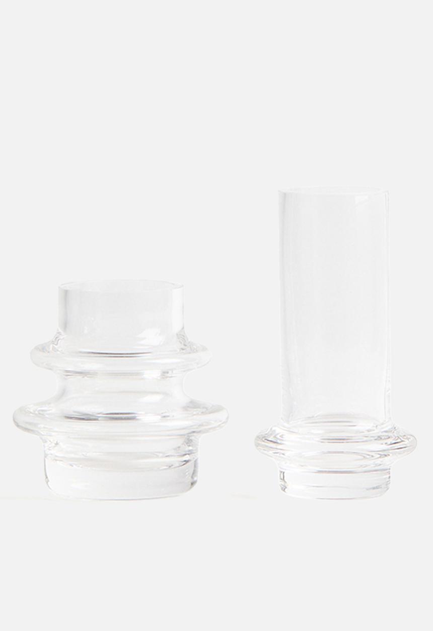 H&M - 2-Pack mini glass vases - transparent