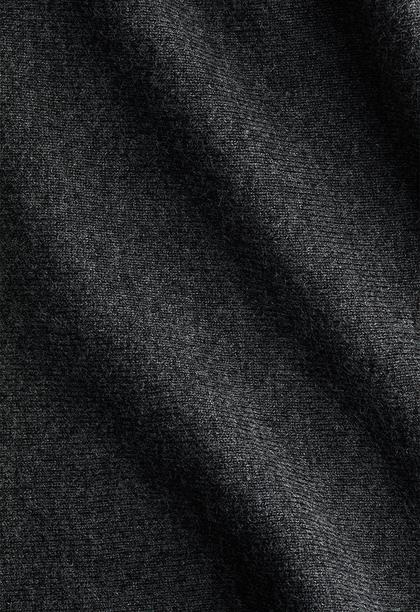 H&M - Knitted v-neck top - dark grey