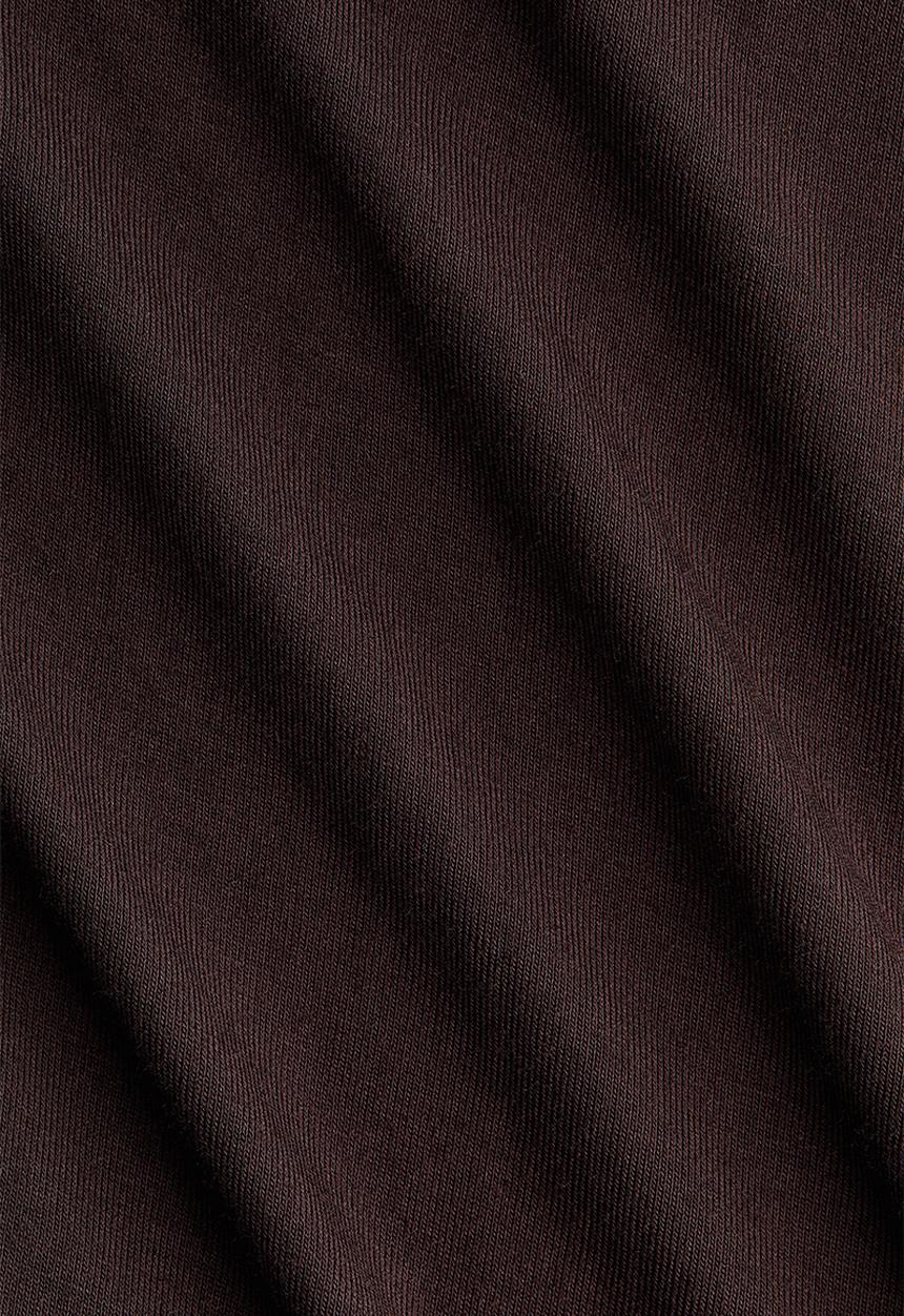 H&M - Draped viscose top - dark brown