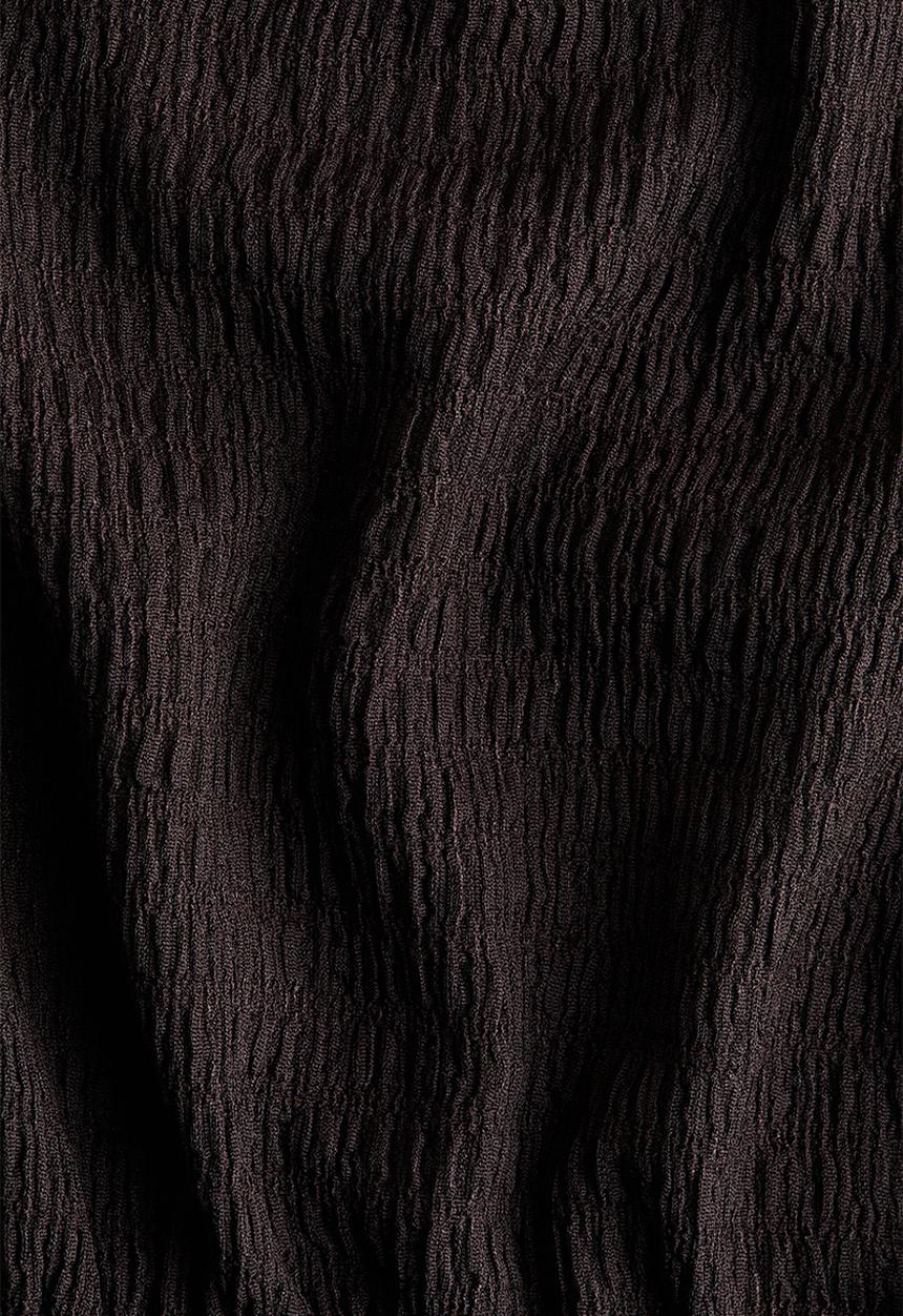 H&M - Smocked top - dark brown
