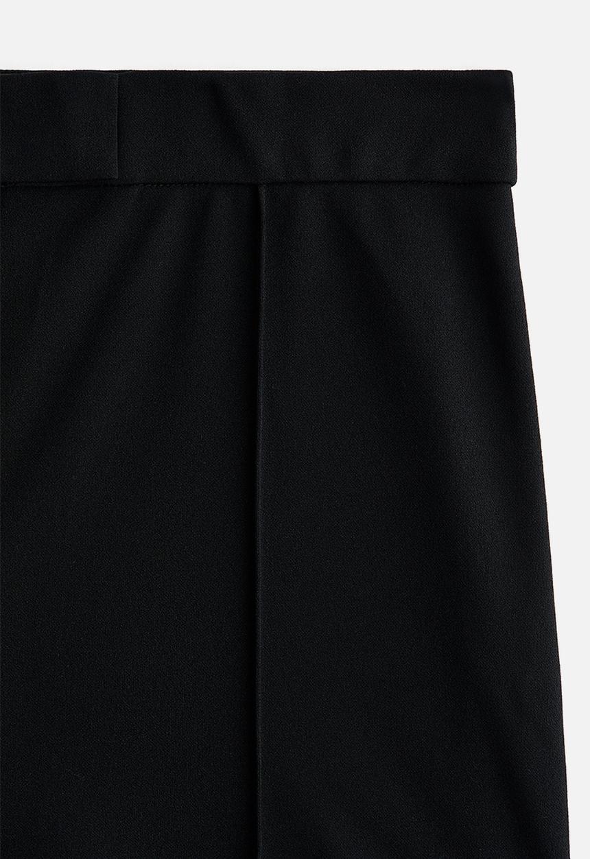H&M - Bootcut crease-front trousers - black