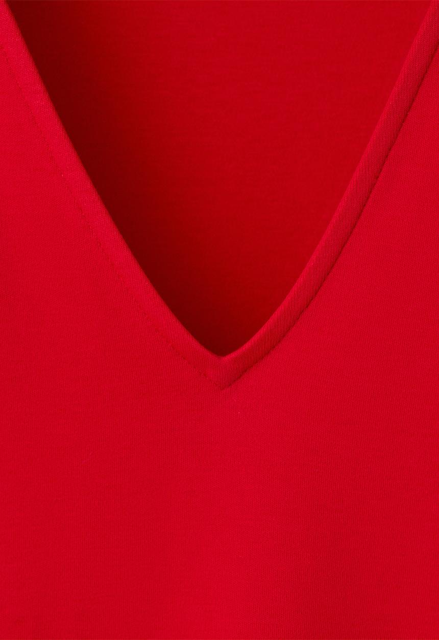 MANGO - T-shirt sevipi - red