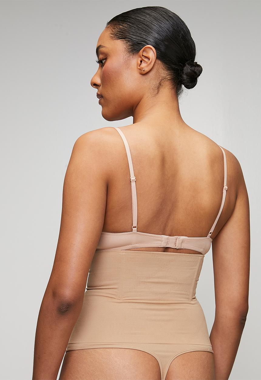 Easy Curves Shapewear - Anti rolling sculpting thong - beige