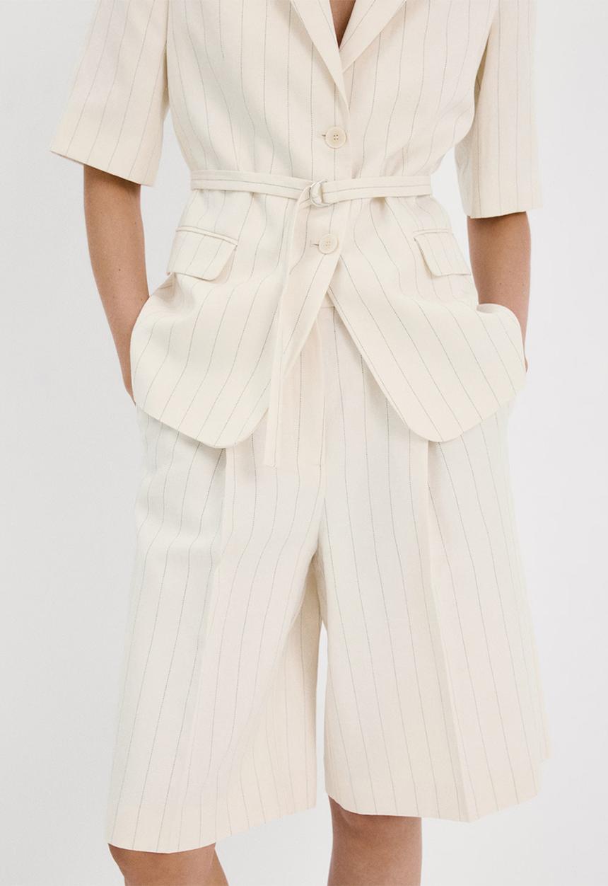 MANGO - Bermudas argelia - light beige