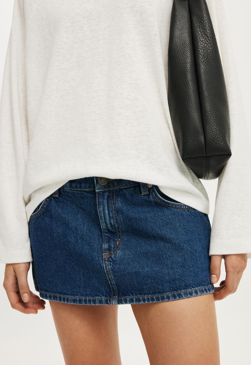 Cotton On - Original Denim Skort - Gemini Blue