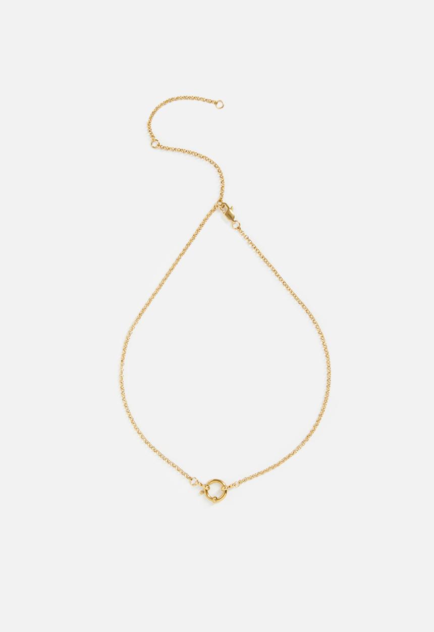 Zoe on Trend - Modern signoretti necklace  - gold
