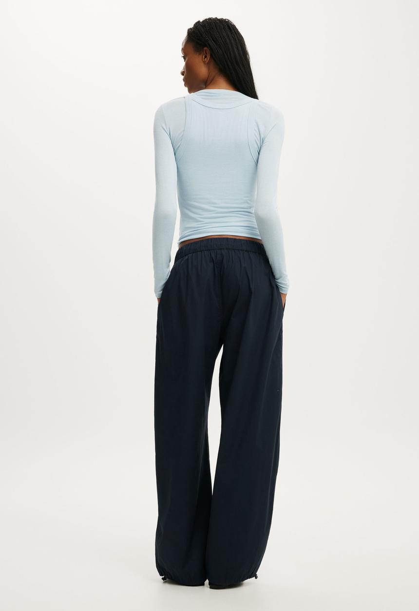 Cotton On - Jackson Pull On Utility Pant - Total Eclipse