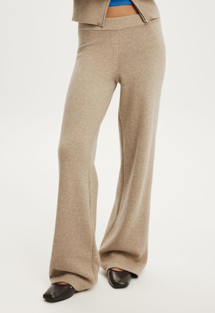Cotton On - Lotus Knit Pant - Chai Dusk