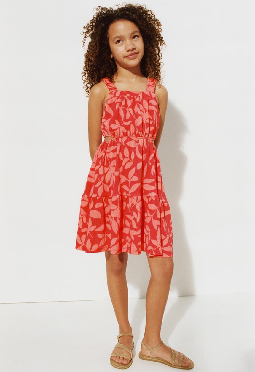 MANGO - Dress Sao - Bright Pink