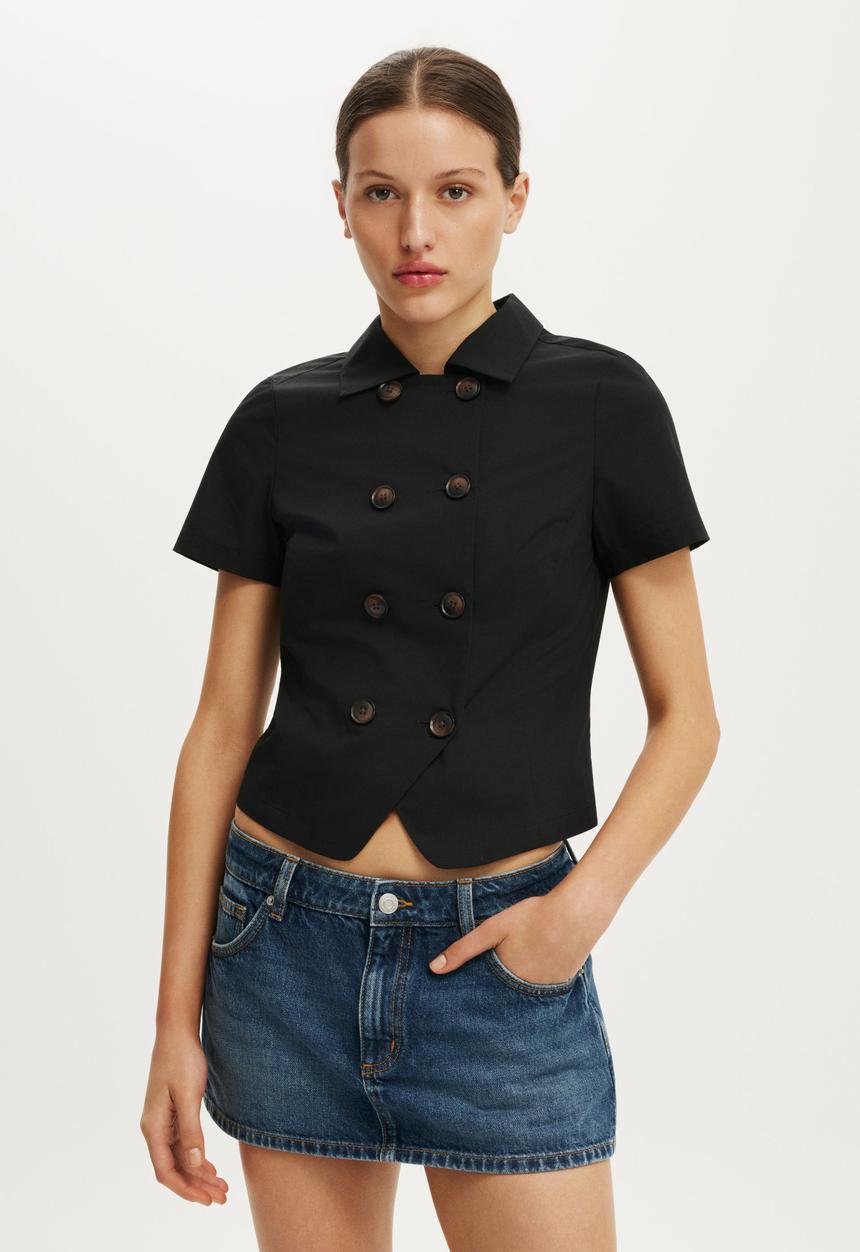 Cotton On - Original Denim Skort - Scorpio Blue