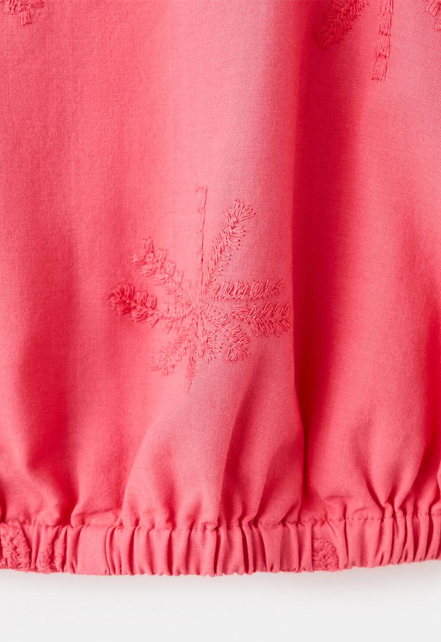 MANGO - Blouse Fresaset - Medium Red