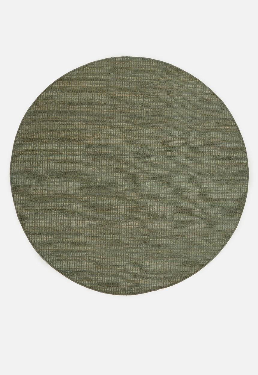 Sixth Floor - Boston Round Jute Rug - Olive