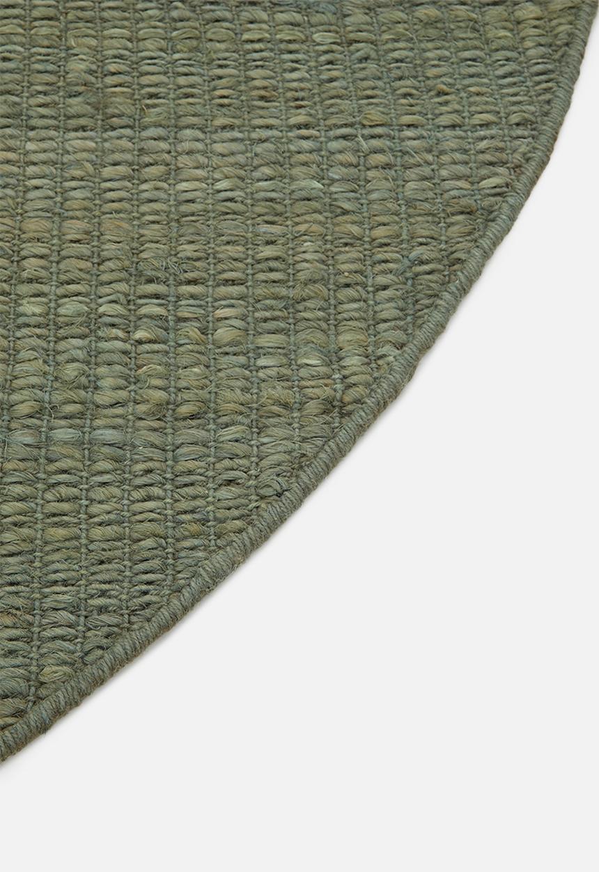 Sixth Floor - Boston Round Jute Rug - Olive