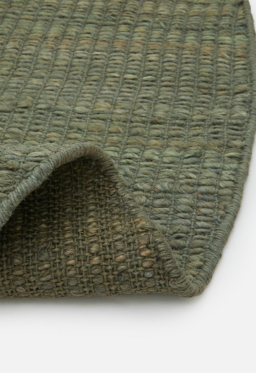 Sixth Floor - Boston Round Jute Rug - Olive