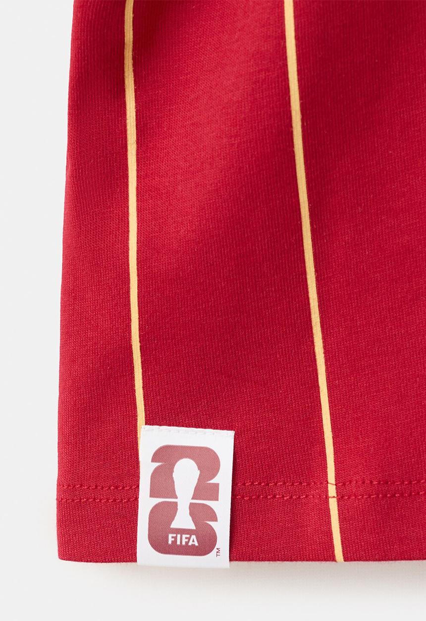 MANGO - T-Shirt Fifaesb - Bright Red