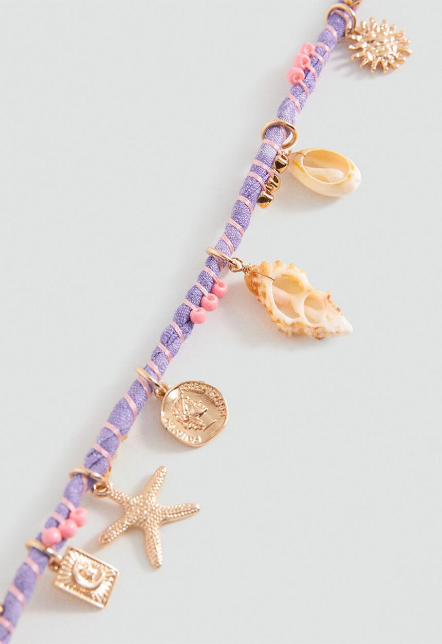 MANGO - Necklace Calella - Lt-Pastel Purple