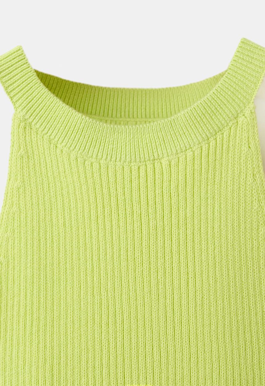 MANGO - Top Defne - Bright Yellow