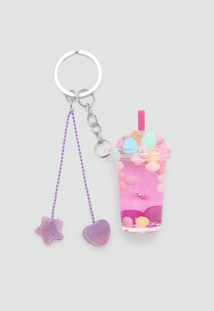 MANGO - Key Ring Mochitea - Medium Pink