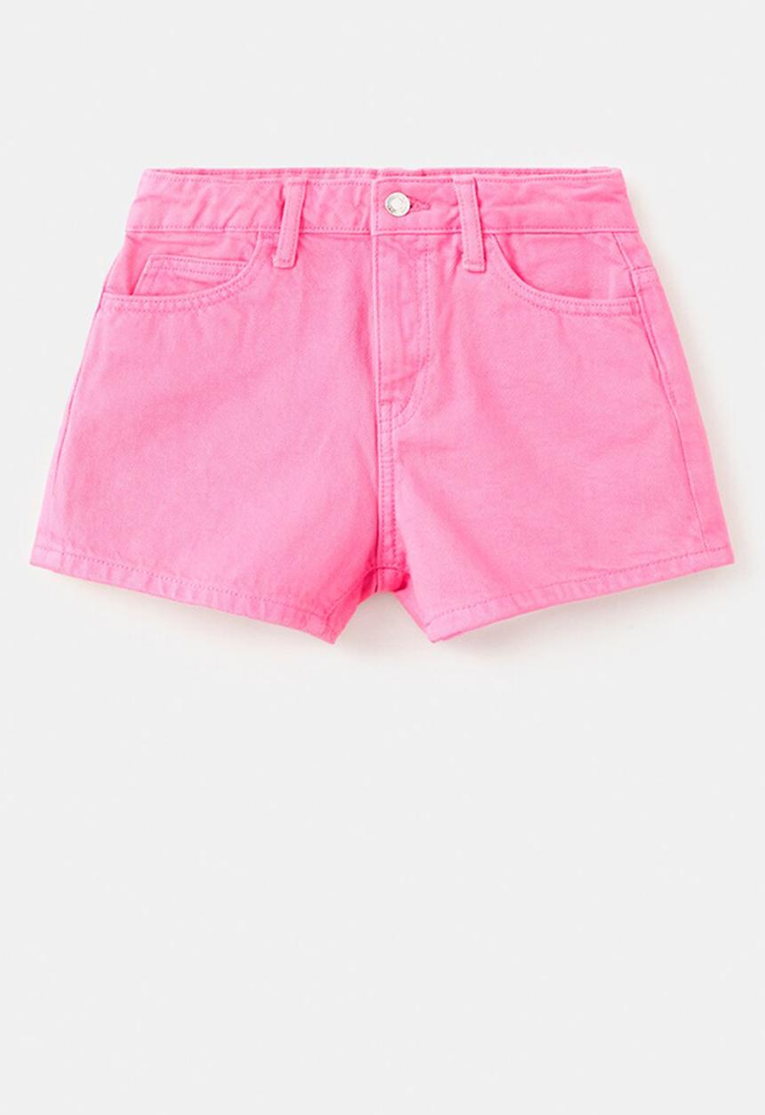 MANGO - Shorts Raw - Bright Pink