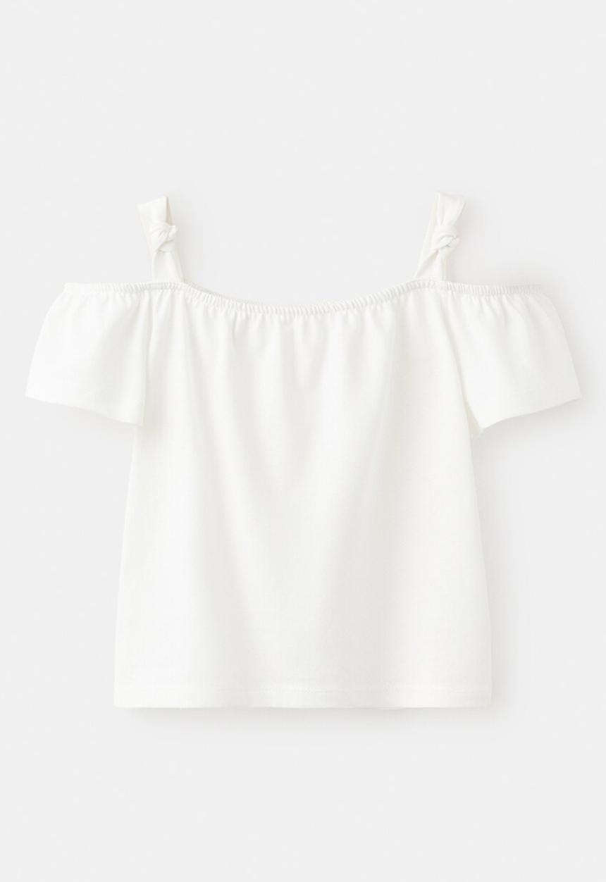 MANGO - T-Shirt Nudo - Natural White