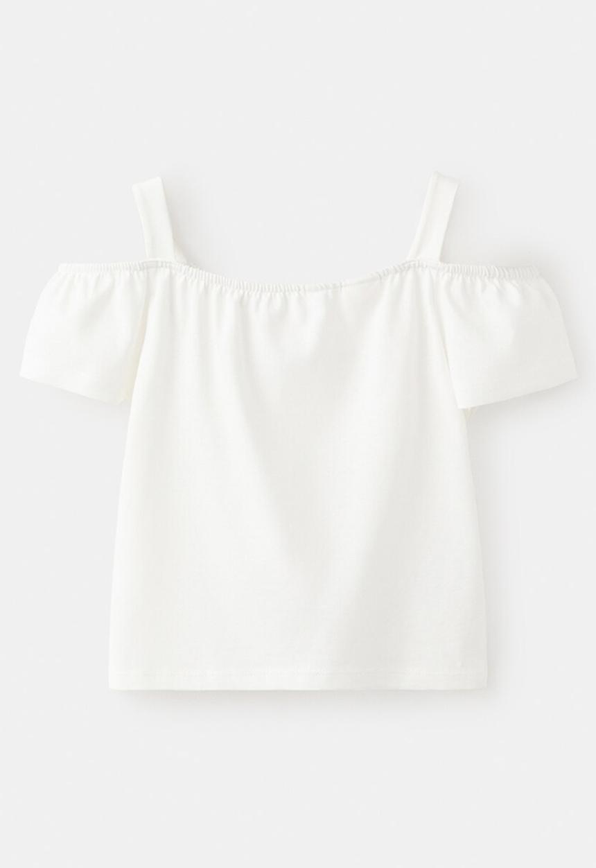 MANGO - T-Shirt Nudo - Natural White