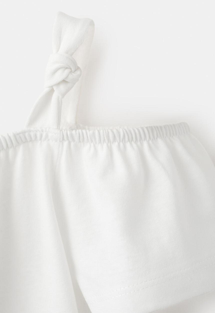 MANGO - T-Shirt Nudo - Natural White