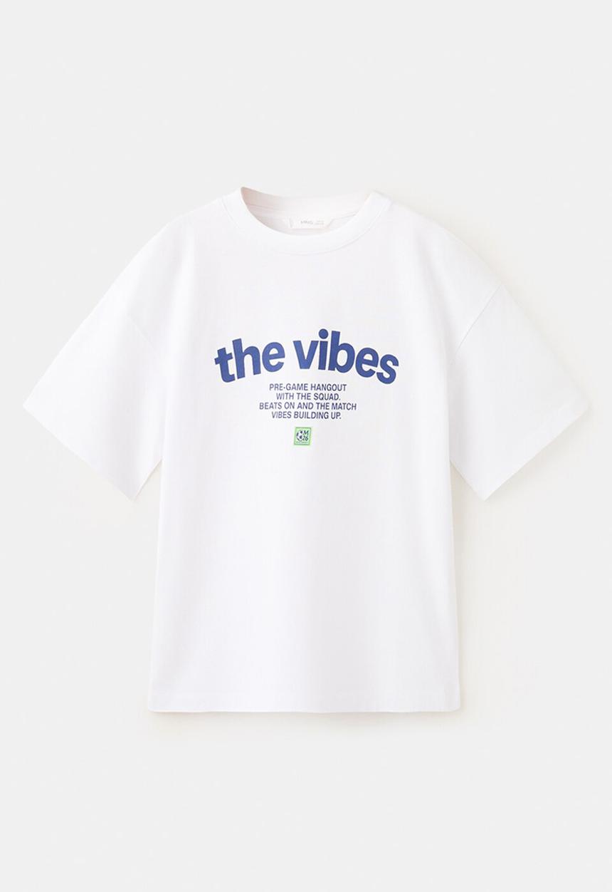 MANGO - T-Shirt Chirin - White