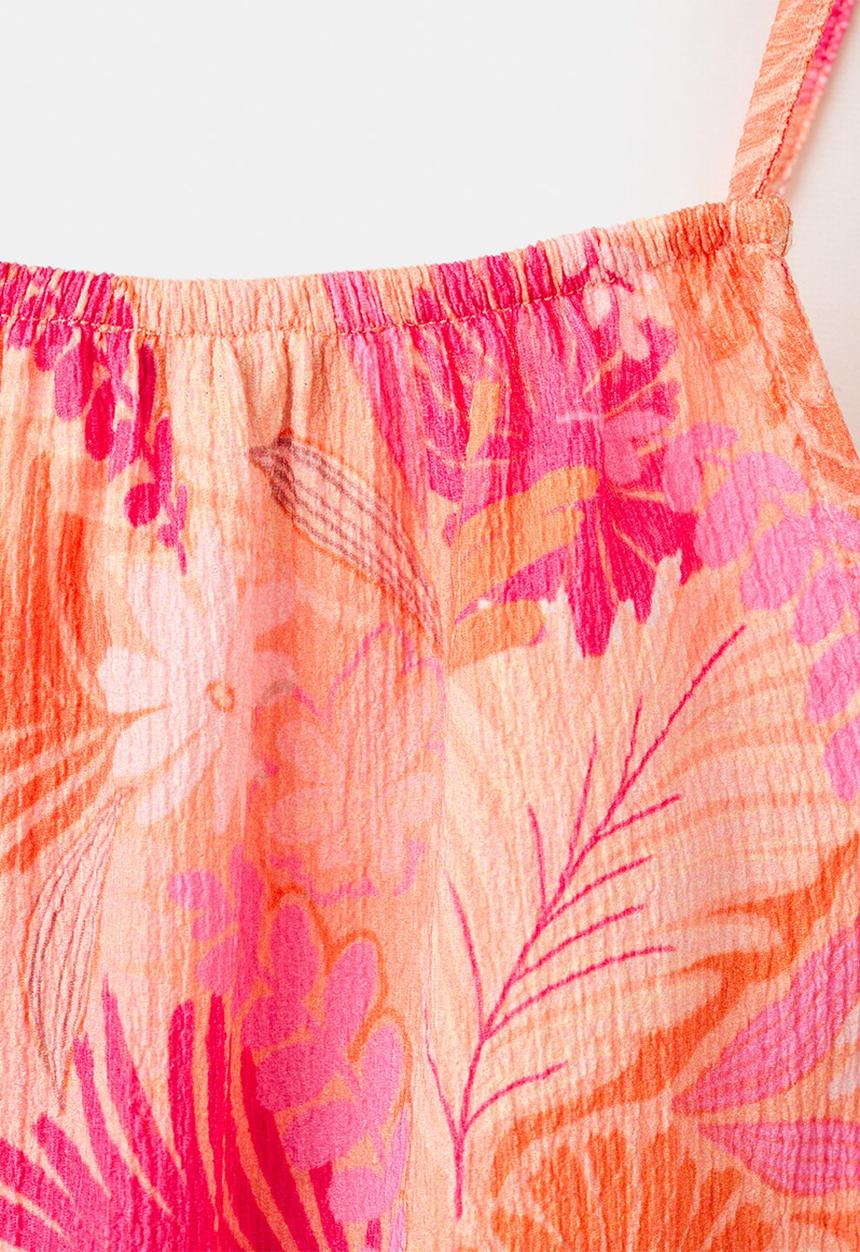 MANGO - Jumpsuit Janeiro - Light/Pastel Orange
