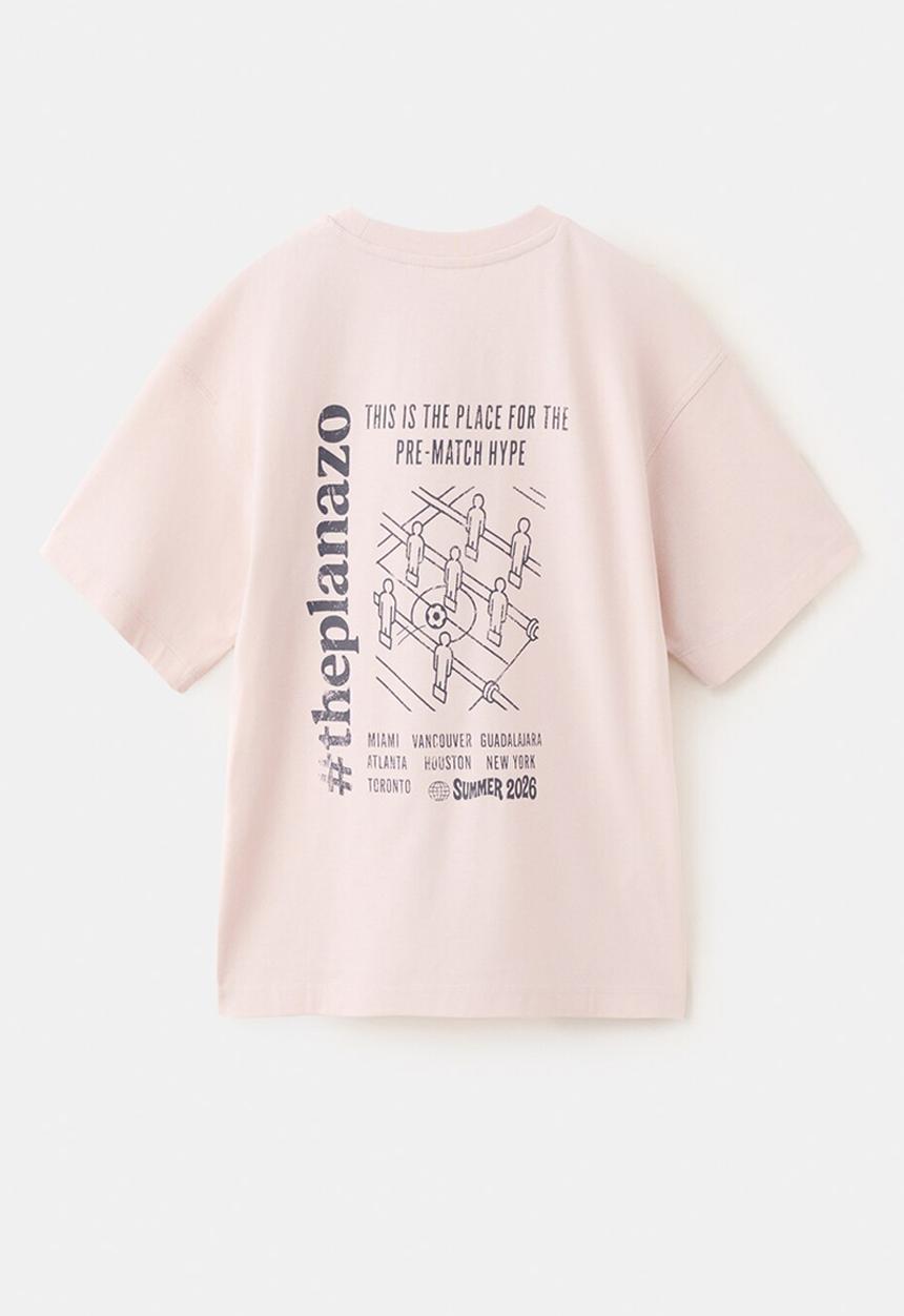 MANGO - T-Shirt Chirin - Medium Pink