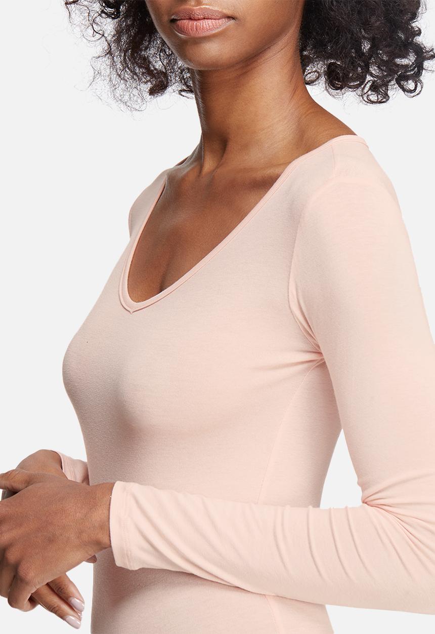 dailyfriday - V-neck long sleeve bodysuit