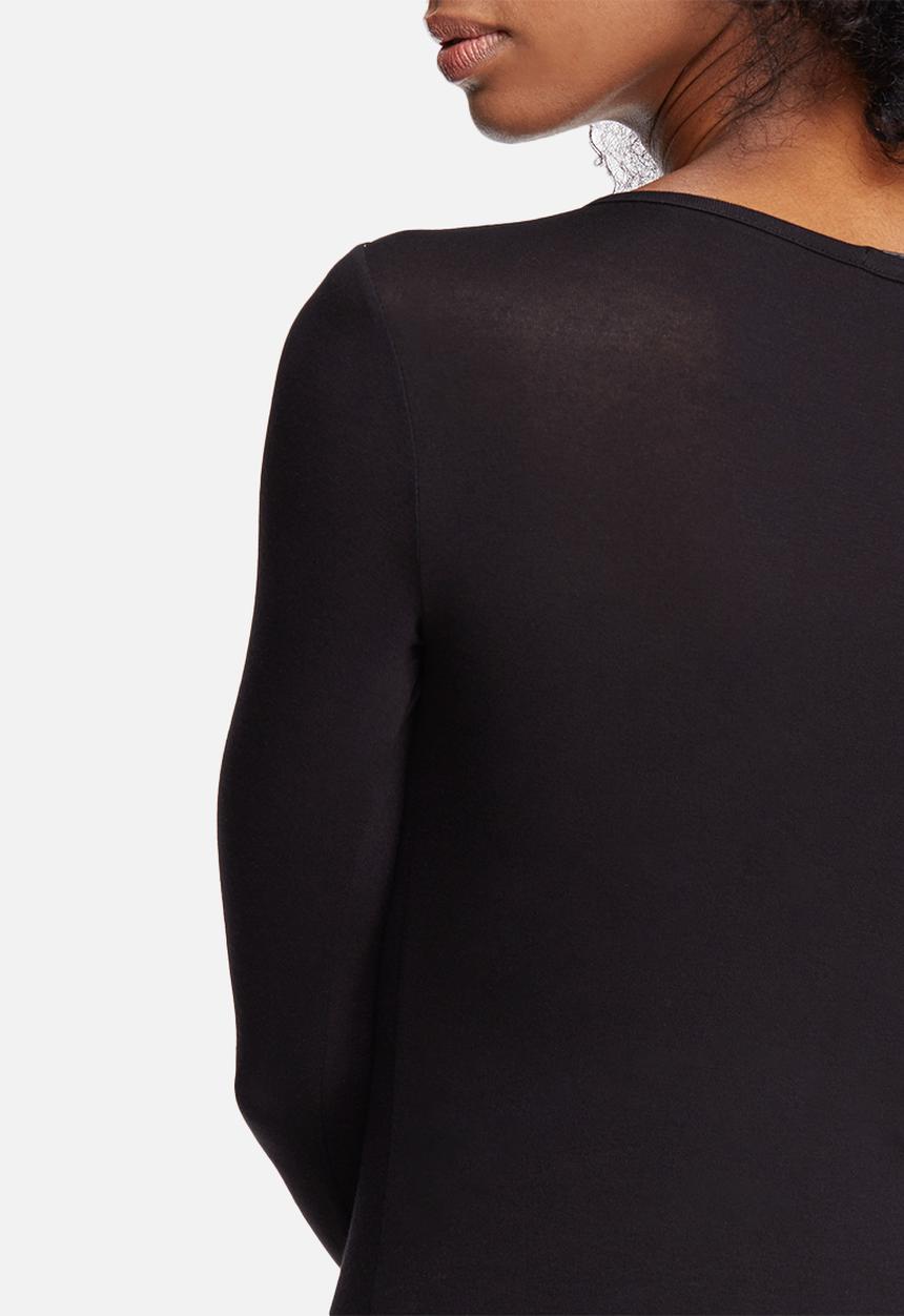 dailyfriday - V-neck long sleeve bodysuit