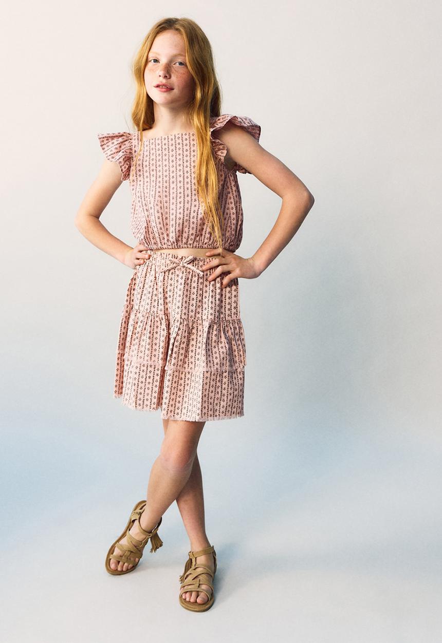 MANGO - Blouse Westset - Pink