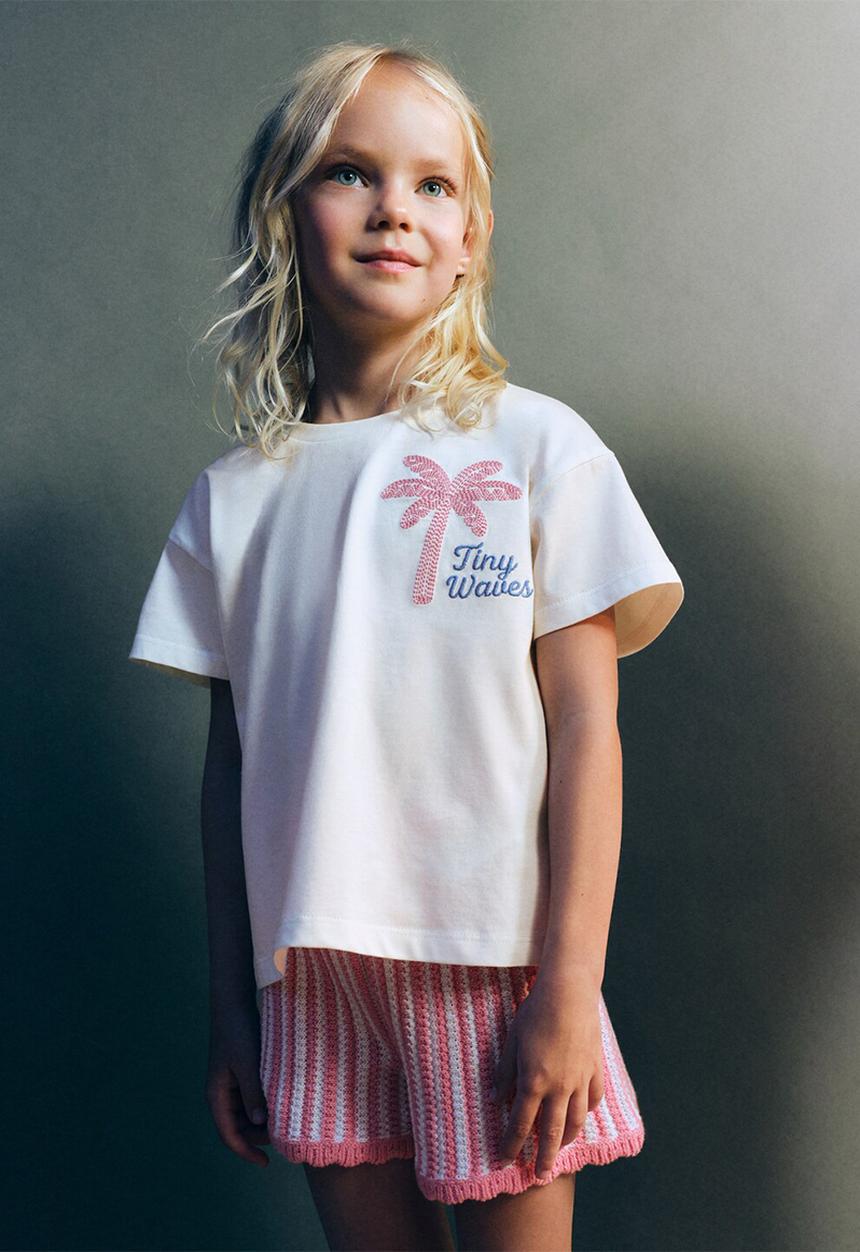 MANGO - T-shirt Tiny - Natural White
