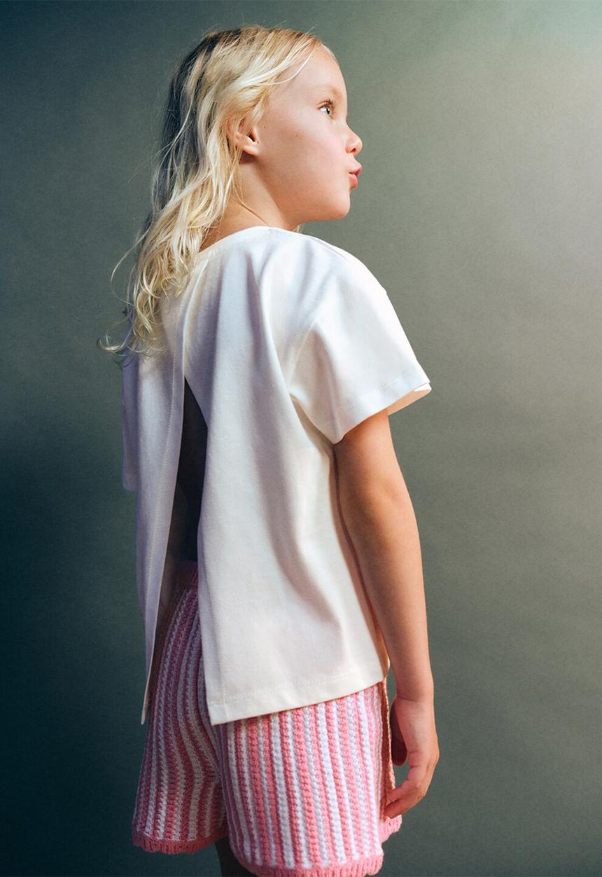 MANGO - T-shirt Tiny - Natural White