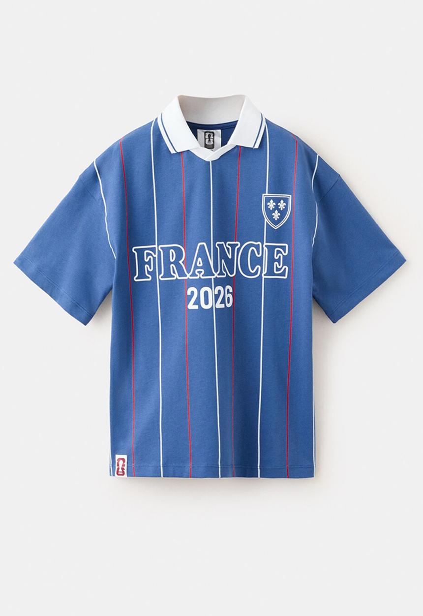 MANGO - T-shirt Fifafra - Medium Blue