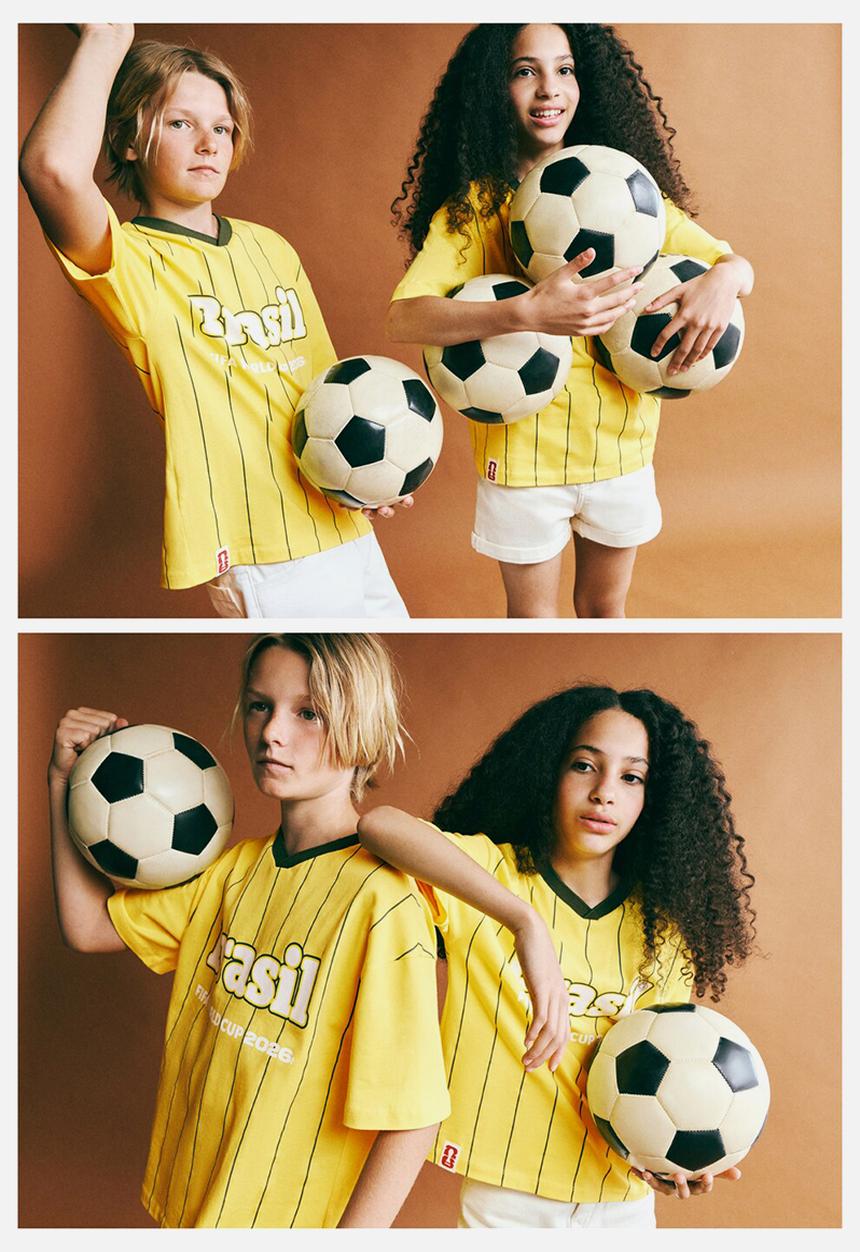 MANGO - T-shirt Fifabra - Medium Yellow