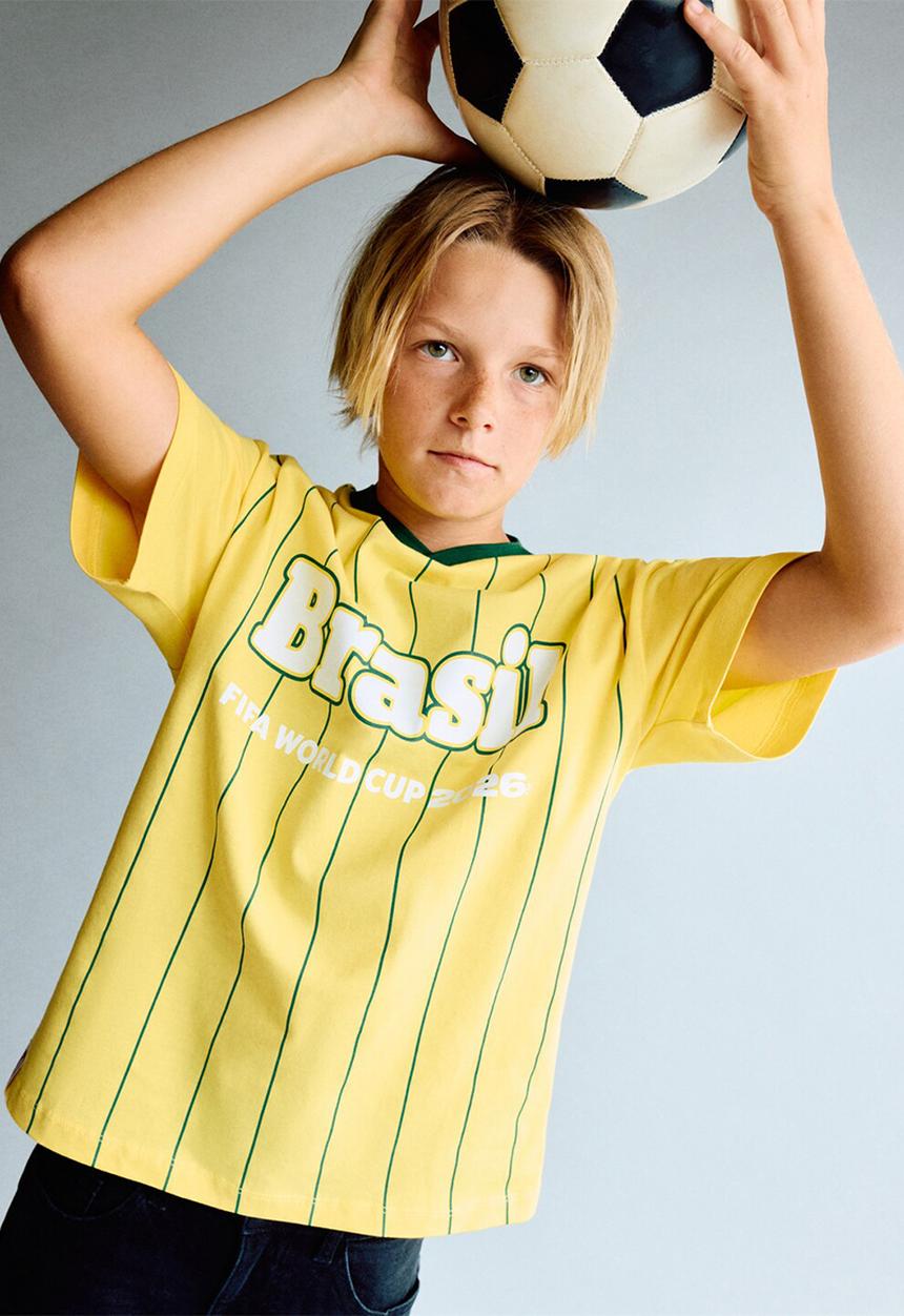 MANGO - T-shirt Fifabra - Medium Yellow