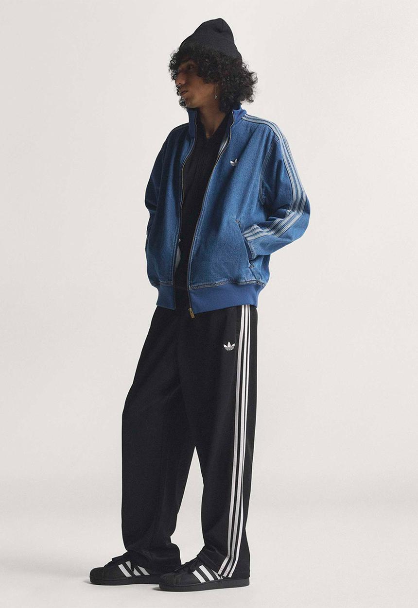adidas Originals - Denim Firebird Track Top - Medium Vintage Denim
