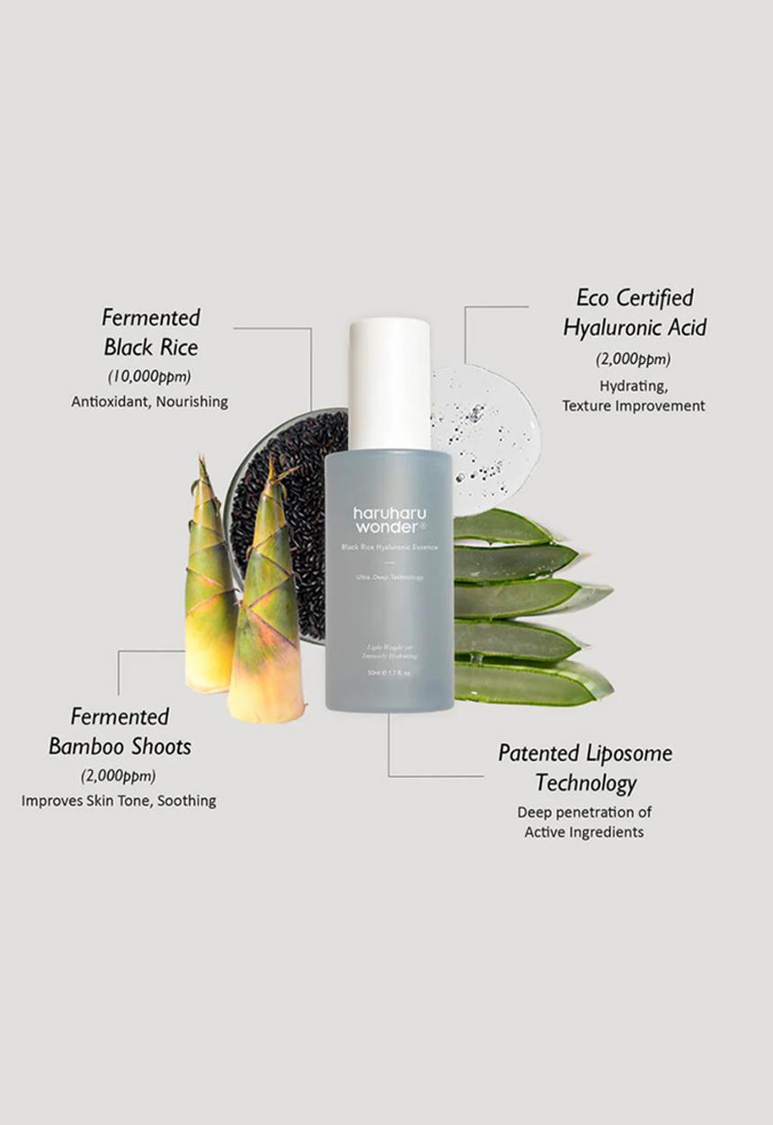 haruharu wonder - Black Rice Hyaluronic Essence