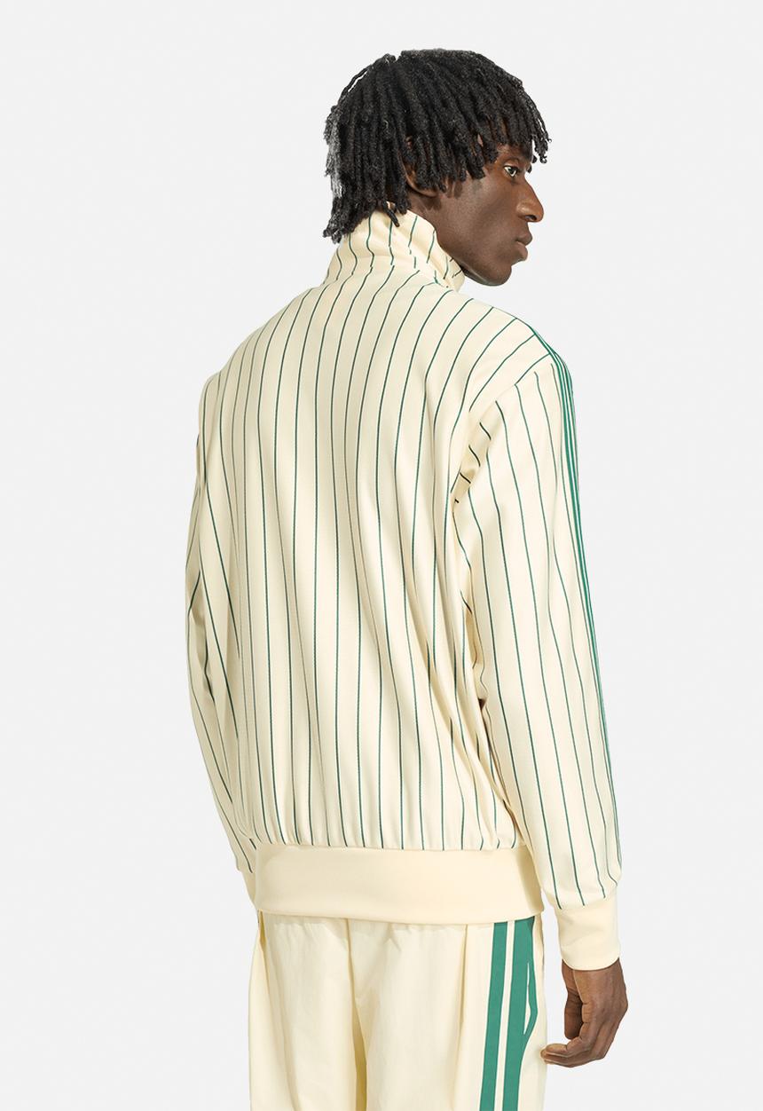 adidas Originals - Firebird Pinstriped Track Top - Warm Vanilla White