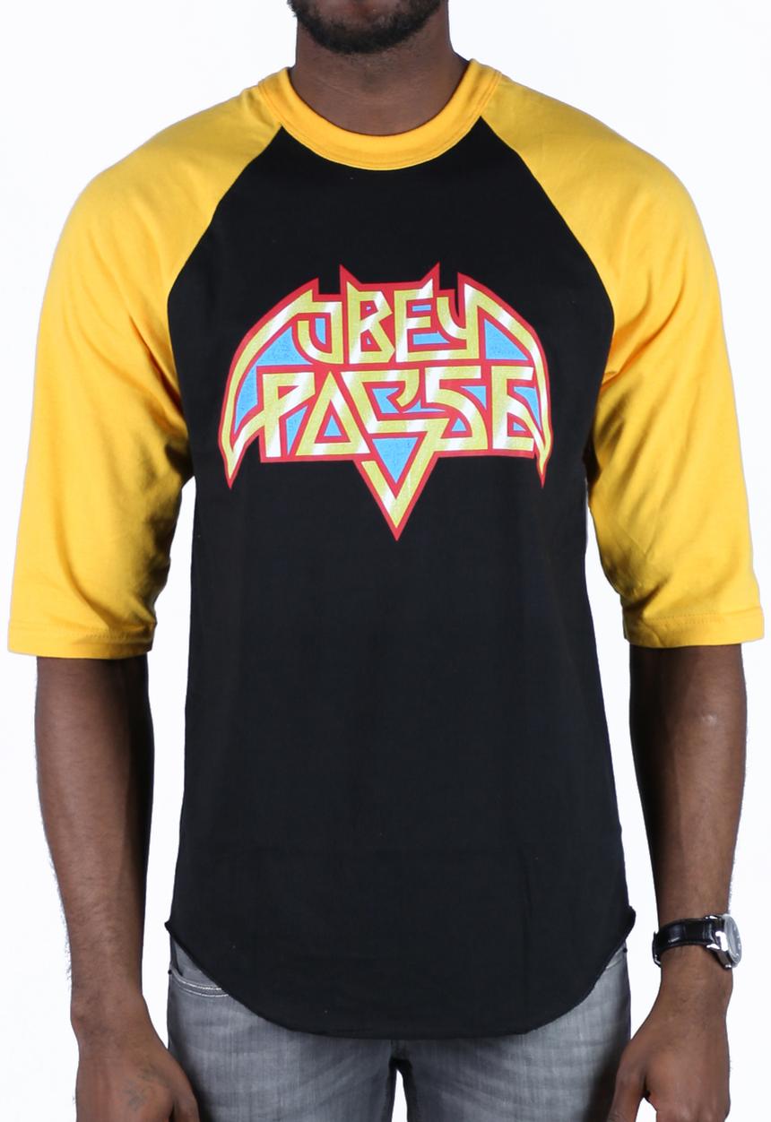 Obey® Clothing - American Metal Tee – Black & Yellow