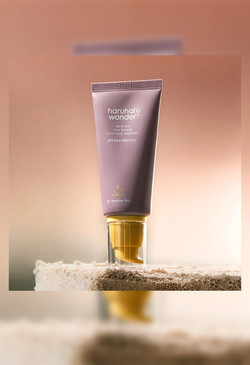 haruharu wonder - Black Rice Pure Mineral Relief Daily Sunscreen SPF50+/PA++++