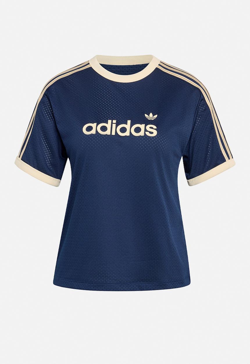adidas Originals - Mesh Tee - Night Indigo/Warm Vanilla