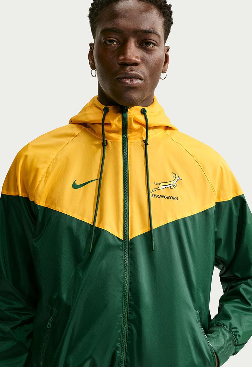Nike - Springbok  Windrunner Jacket - Green/Gold