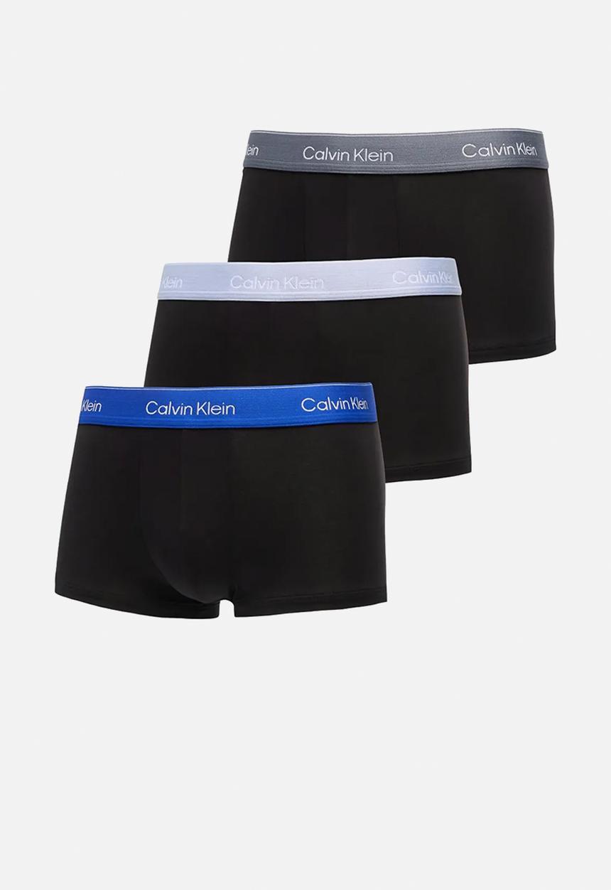 Calvin Klein - Low Rise Trunk 3 Pack - Black