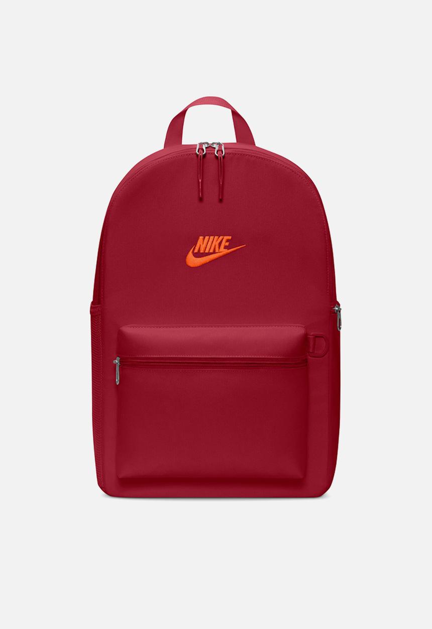 Nike - Nike Heritage 2.0Backpack (23L) - Tough Red/Tough Red/Safety Orange