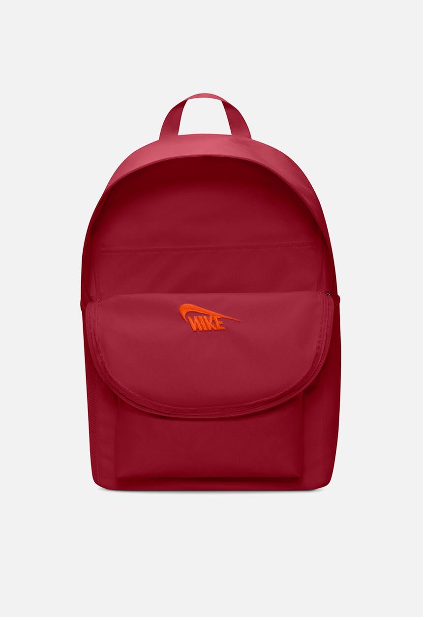 Nike - Nike Heritage 2.0Backpack (23L) - Tough Red/Tough Red/Safety Orange