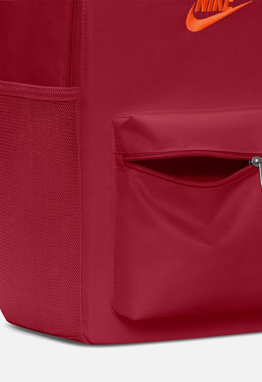 Nike - Nike Heritage 2.0Backpack (23L) - Tough Red/Tough Red/Safety Orange