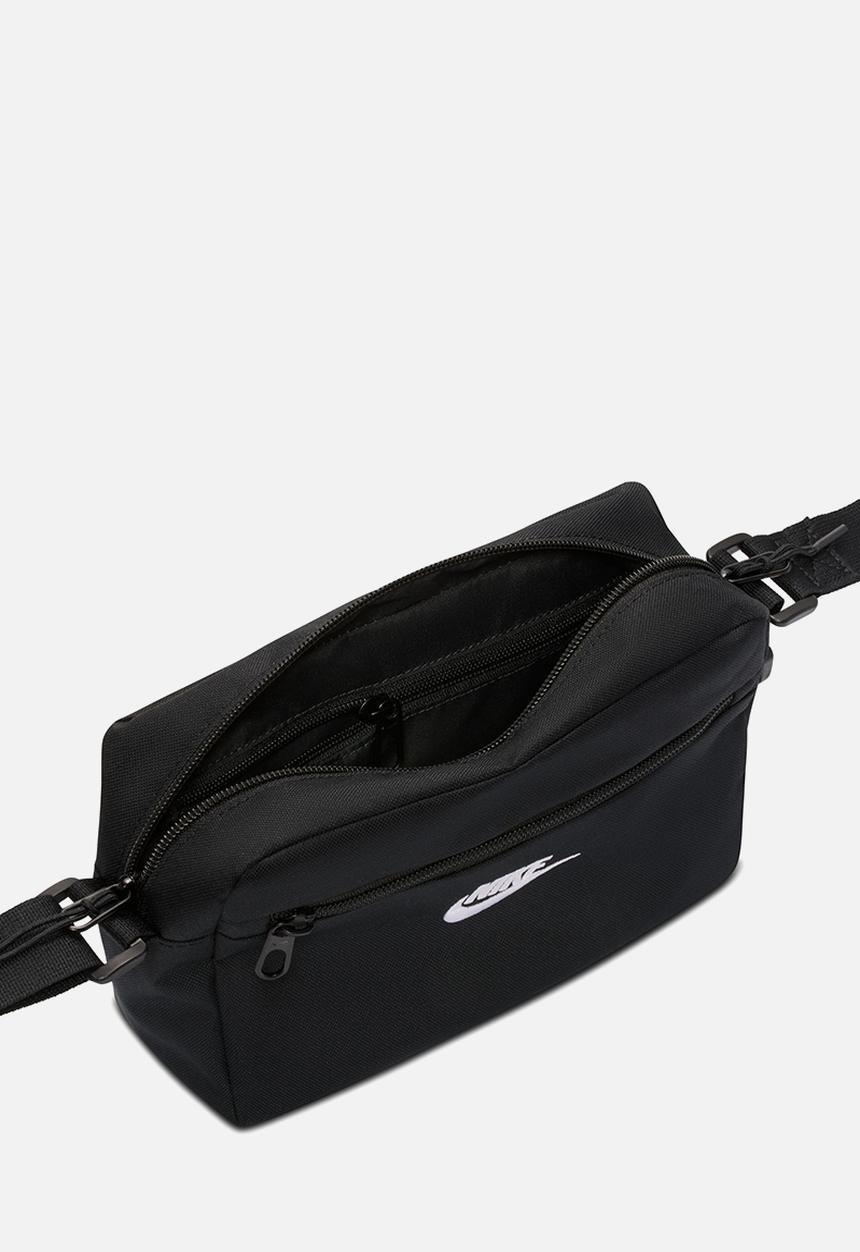 Nike - Nike Heritage 2.0Crossbody Bag (4L) - Black/Black/White