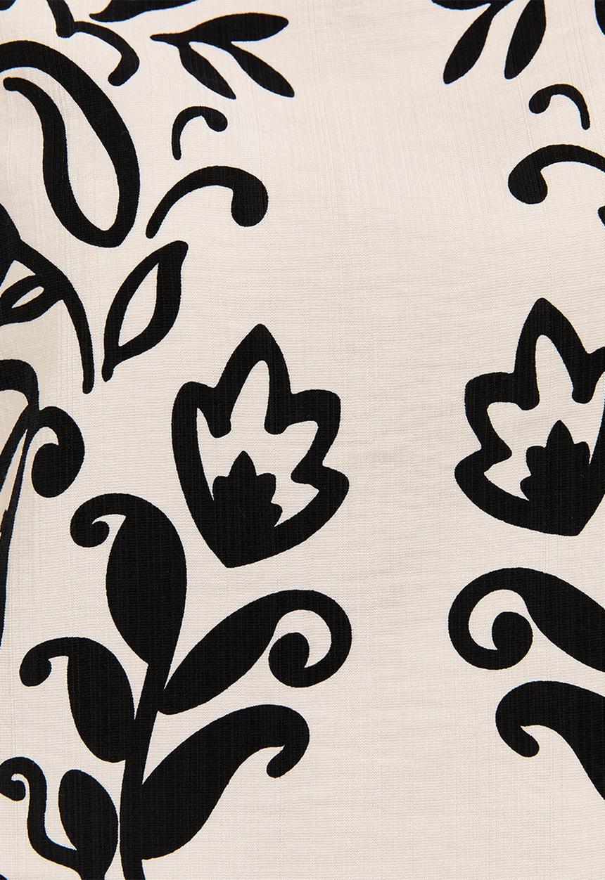 New Look - Paisley Print Tank Top - White